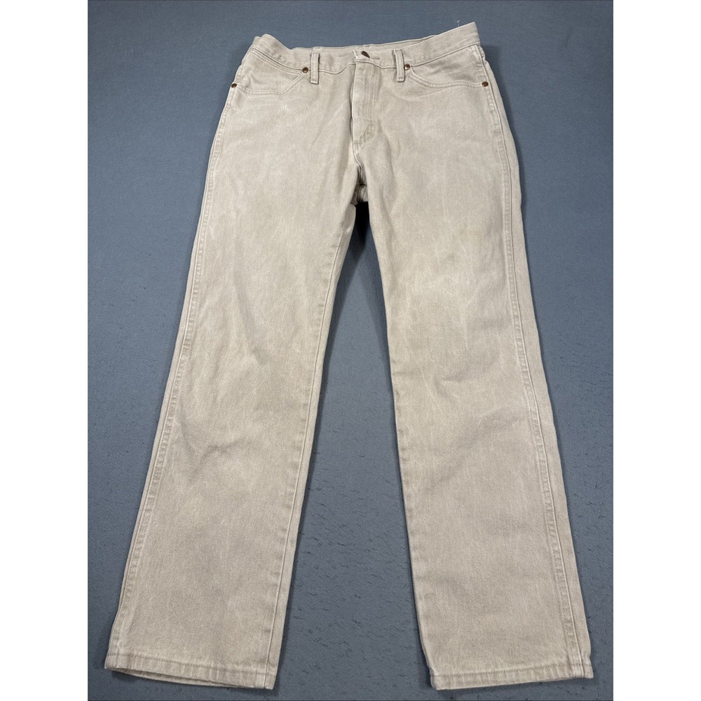 Wrangler Cowboy Cut Jeans A001 4020 Mens 35x32 Tan 936TAN Western Denim